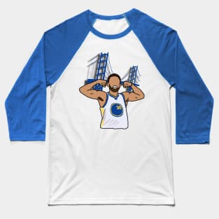 Steph Curry 'San Francisco Flex' - NBA Golden State Warriors Baseball T-Shirt